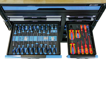 Tool trolley steel group 471 pieces - professional quality