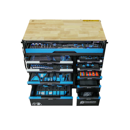 Tool trolley steel group 471 pieces - professional quality