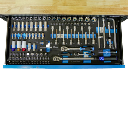 Tool trolley steel group 471 pieces - professional quality