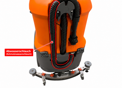 Ablassschlauch für Aufsitz-Scheuersaugmaschine Daewoo DAFR70 / Kremer KR-FR70 – Ansicht 2