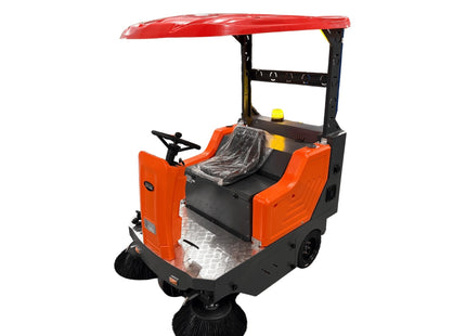 Aufsitz-Kehrmaschine mit Dach Graefer KM160-PRO – Ansicht 4