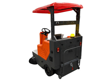 Aufsitz-Kehrmaschine mit Dach Graefer KM160-PRO – Ansicht 5