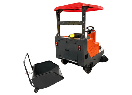 Aufsitz-Kehrmaschine mit Dach Graefer KM160-PRO – Ansicht 7
