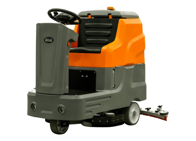 Aufsitz-Scheuersaugmaschine Graefer SM125-PRO mit Doppelbürste