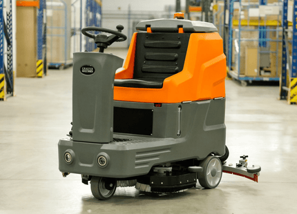Aufsitz-Scheuersaugmaschine Graefer SM80S-PRO mit Doppelbürste – Ansicht 2