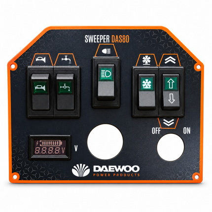 Bedienfeld für die Daewoo DAS80/ Kremer KRYZS4 Aufsitzkehrmaschine
