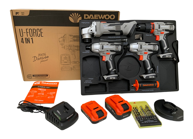 Daewoo Power-Tool Set 4 in 1