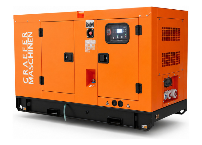 Diesel Stromgenerator / Notstrom Graefer Basic-Pro - 35kVA mit 28.000W – Ansicht 2