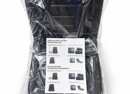 Fahrersitz mit Sitzschienen für Kehrmaschine Graefer KM80-PRO / KM120-PRO / KM160-PRO / Daewoo DAS80 / DAS100 / Kremer KRYSZ4 / KRS100 – Ansicht 2