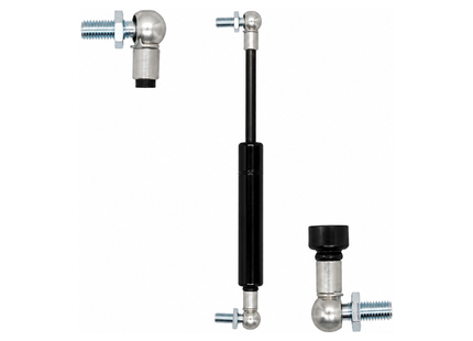 Gasdruckdämpfer-Set (2 Stück, Seitenbesenarm) für Kehrmaschine mit Kabine Daewoo DAS100 / Kremer KRS100