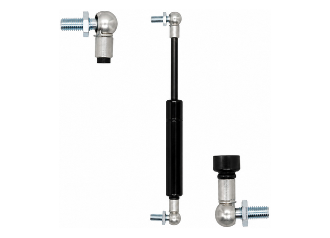 Gasdruckdämpfer-Set (2 Stück, Seitenbesenarm) für Kehrmaschine mit Kabine Daewoo DAS100 / Kremer KRS100