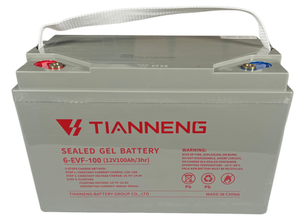 Gel-Batterie 12 V / 100 Ah Tianneng 6-EVF-100 für Kehrmaschinen und Scheuersaugmaschinen