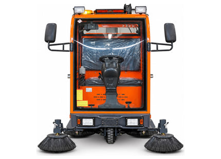 Kehrmaschine Graefer KM180-PRO mit Hochentleerung, Kabine & Hochdruckreiniger – Ansicht 5