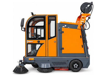 Kehrmaschine Graefer KM180-PRO mit Hochentleerung, Kabine & Hochdruckreiniger – Ansicht 6