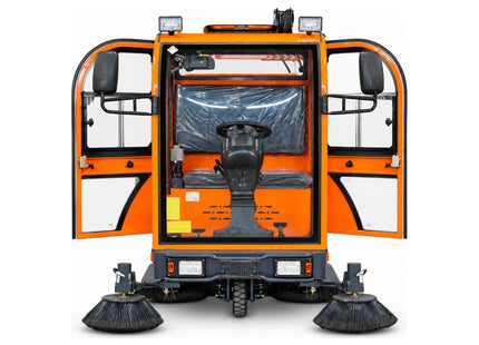 Kehrmaschine Graefer KM180-PRO mit Hochentleerung, Kabine & Hochdruckreiniger – Ansicht 7