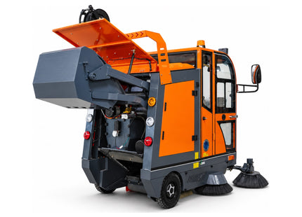 Kehrmaschine Graefer KM180-PRO mit Hochentleerung, Kabine & Hochdruckreiniger – Ansicht 8