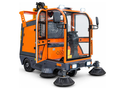 Kehrmaschine Graefer KM180-PRO mit Hochentleerung, Kabine & Hochdruckreiniger – Ansicht 9