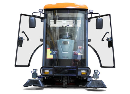 Kehrmaschine mit Kabine Graefer KM180-PRO inkl. Hochdruckreiniger – Ansicht 4