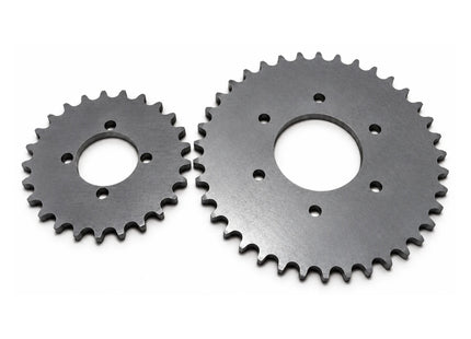 Kettenrad- und Ritzel-Set (Fahrantrieb) für Kehrmaschine mit Kabine Daewoo DAS100 / Kremer KRS100