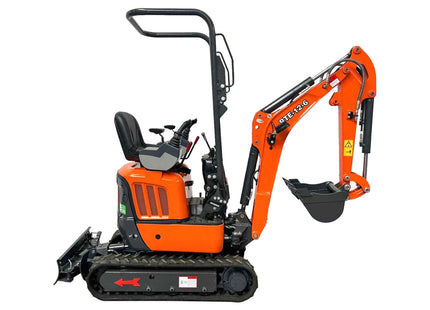 Minibagger RTE 12-6 mit Kubota D722 – Ansicht 5