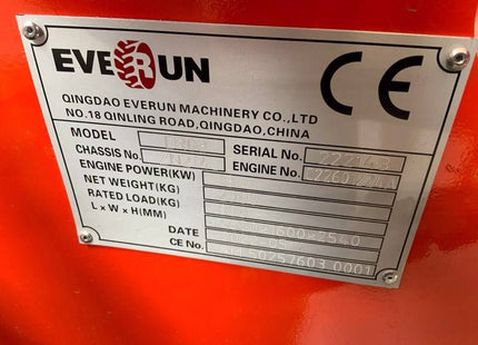 Radlader Hoflader EVERUN Modell ER 08 4WD – Ansicht 22