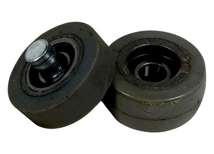 Rollenset (2 Stück, Stützrad / Bürstengehäuse) für Scheuersaugmaschine Daewoo DAFL50A / Kremer KR-FL50A