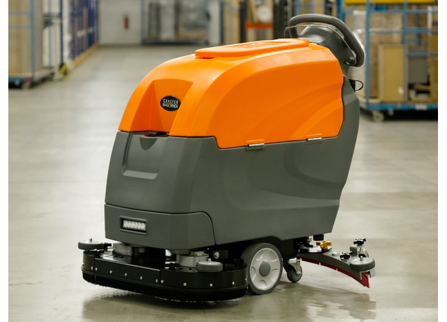 Scheuersaugmaschine Graefer SM60S-PRO mit Fahrantrieb u. Doppelbürste – Ansicht 2