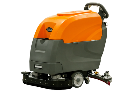 Scheuersaugmaschine Graefer SM60S-PRO mit Fahrantrieb u. Doppelbürste – Ansicht 3